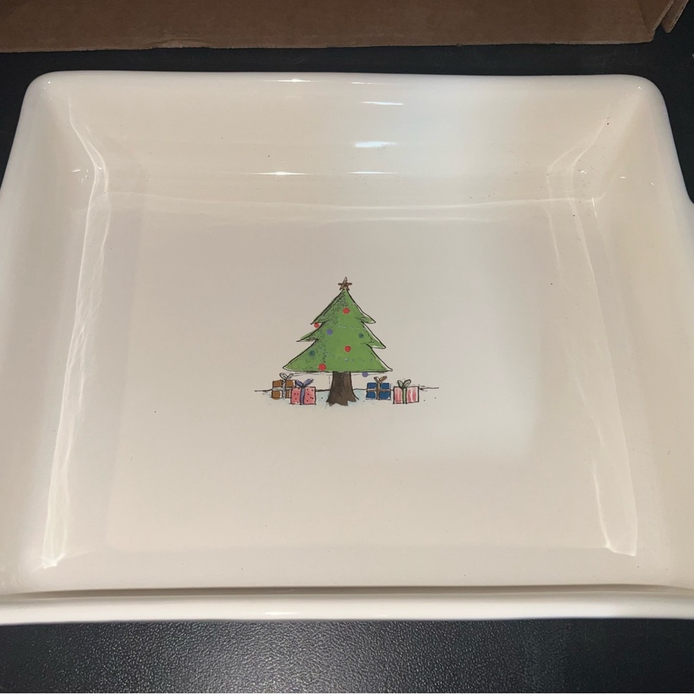 Rae Dunn Christmas Tree 8x8 Baking Dish